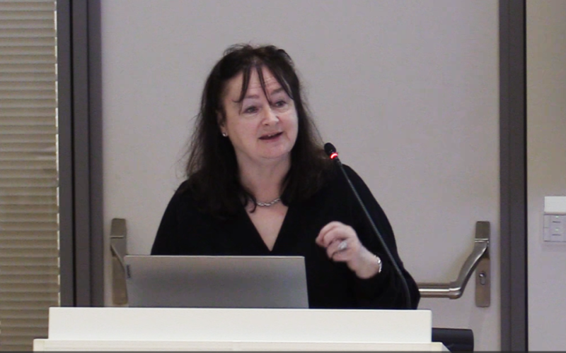 Anne Brosnan presenting at ERA workshop Trier Germany